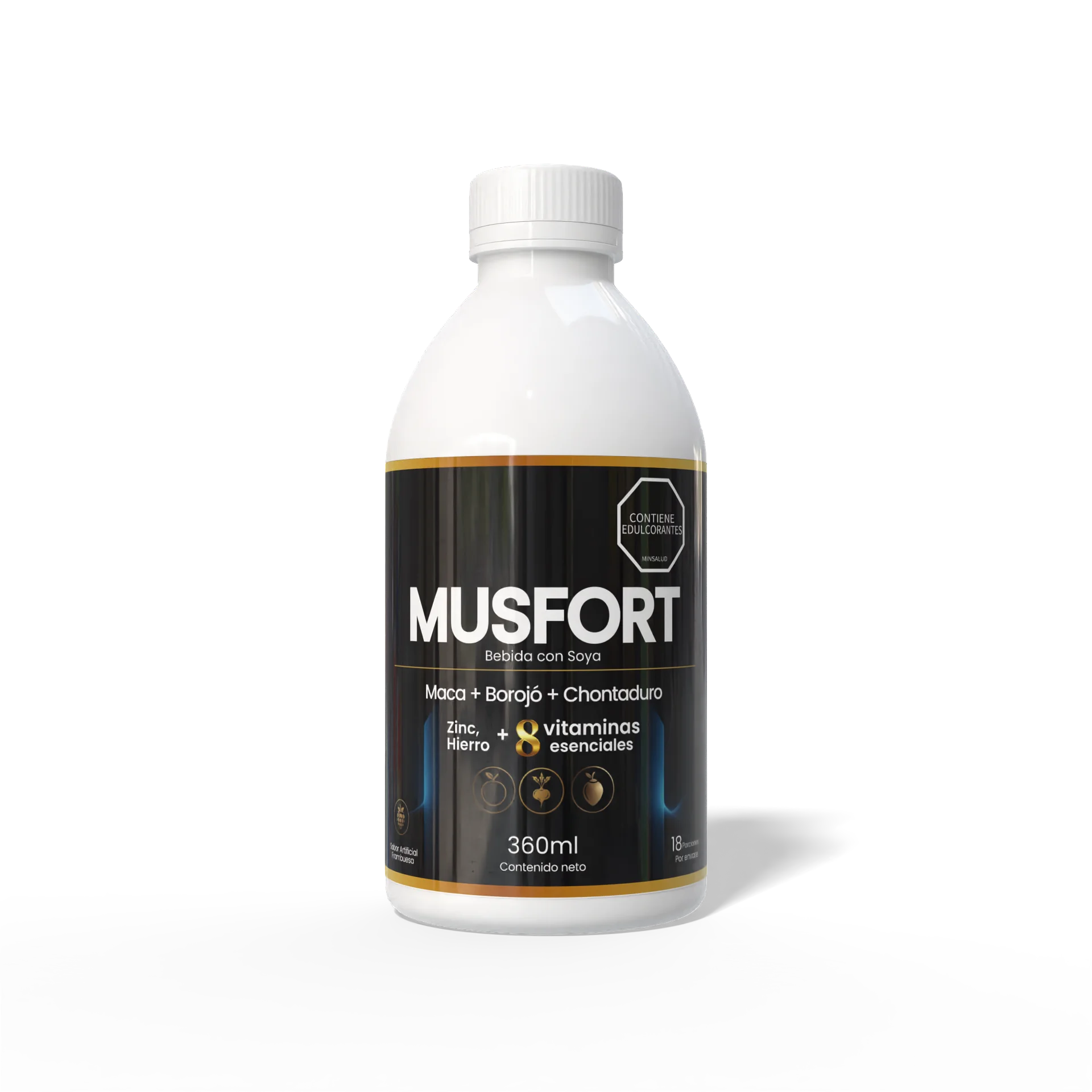 Frasco de Musfort — tónico funcional 360 ml