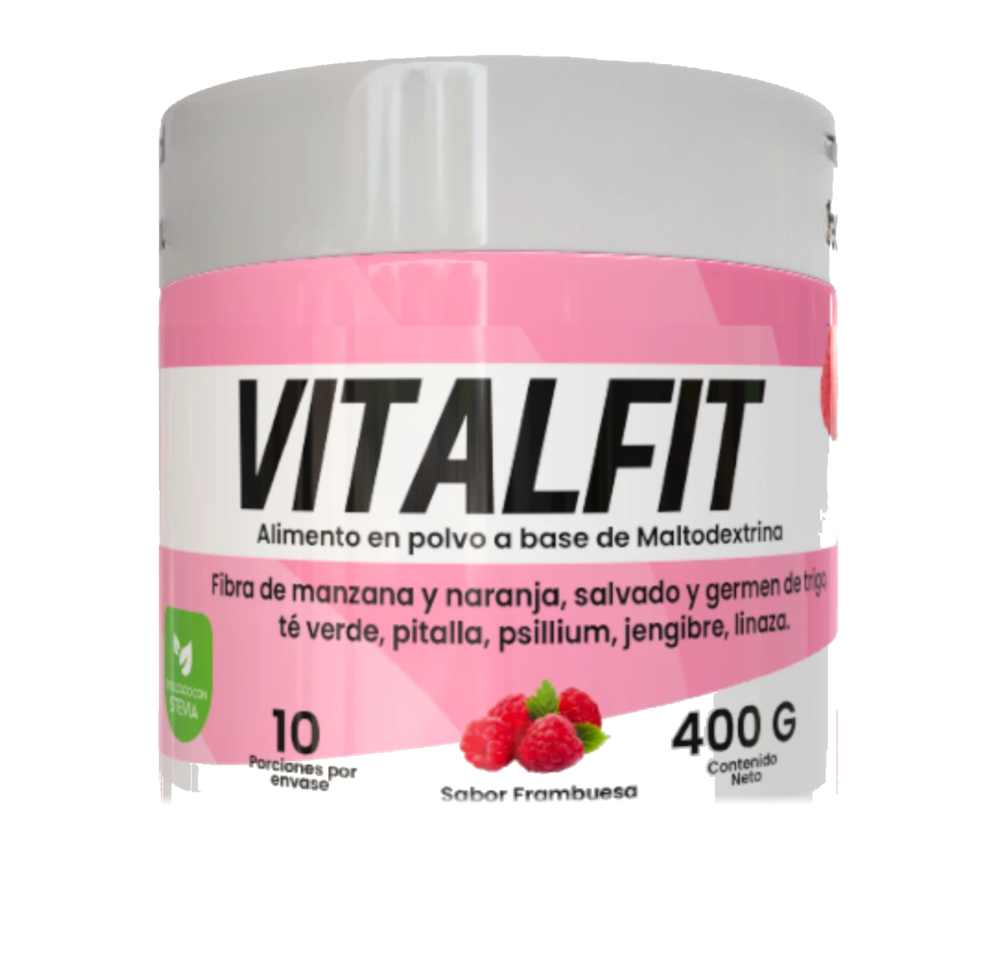Frasco de Vitalfit — fibra funcional 400 g
